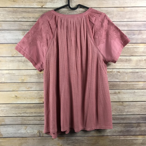 Lucky Brand Floral Drop Needle Blouse (NW4) - Picture 2 of 8